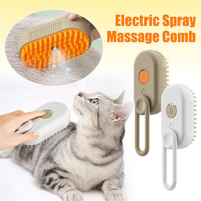 Electric Pet Hair Removal & Grooming Brush