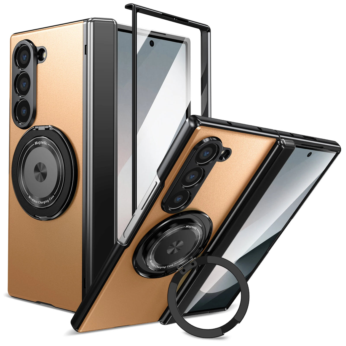 Aluminum Alloy Back Cover Mobile Phone Case For Galaxy Z Fold 8 Ultra