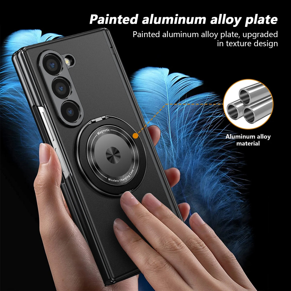 Aluminum Alloy Back Cover Mobile Phone Case For Galaxy Z Fold 8 Ultra