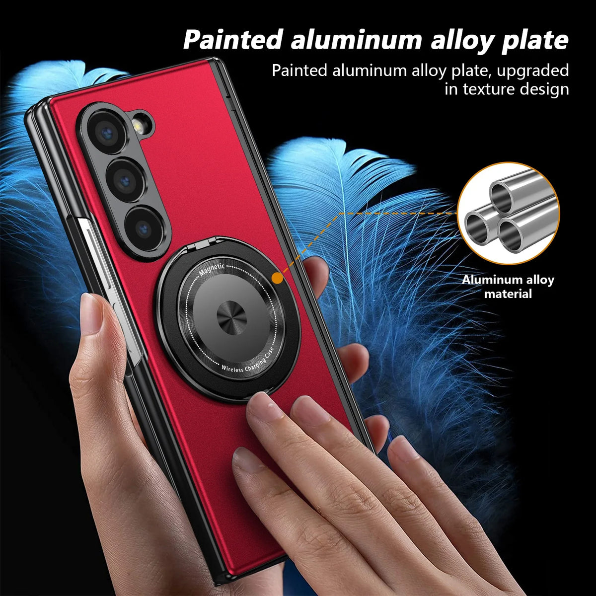 Aluminum Alloy Back Cover Mobile Phone Case For Galaxy Z Fold 8 Ultra