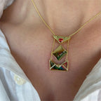 Love you envelope necklace