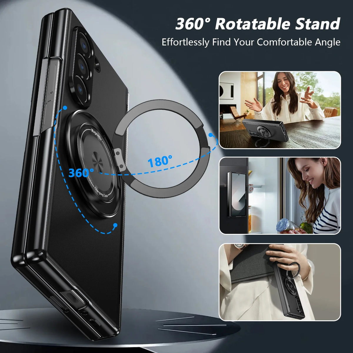 Aluminum Alloy Back Cover Mobile Phone Case For Galaxy Z Fold 8 Ultra
